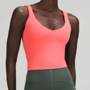 Lululemon align tank size 10 coral color